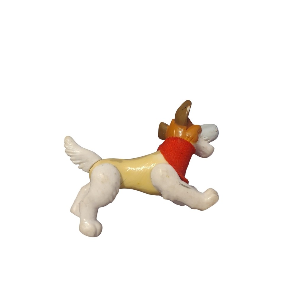 VTG Disney Oliver and Company Dodger Dog‎  Figure Vintage 1988 Red Bandana Toy